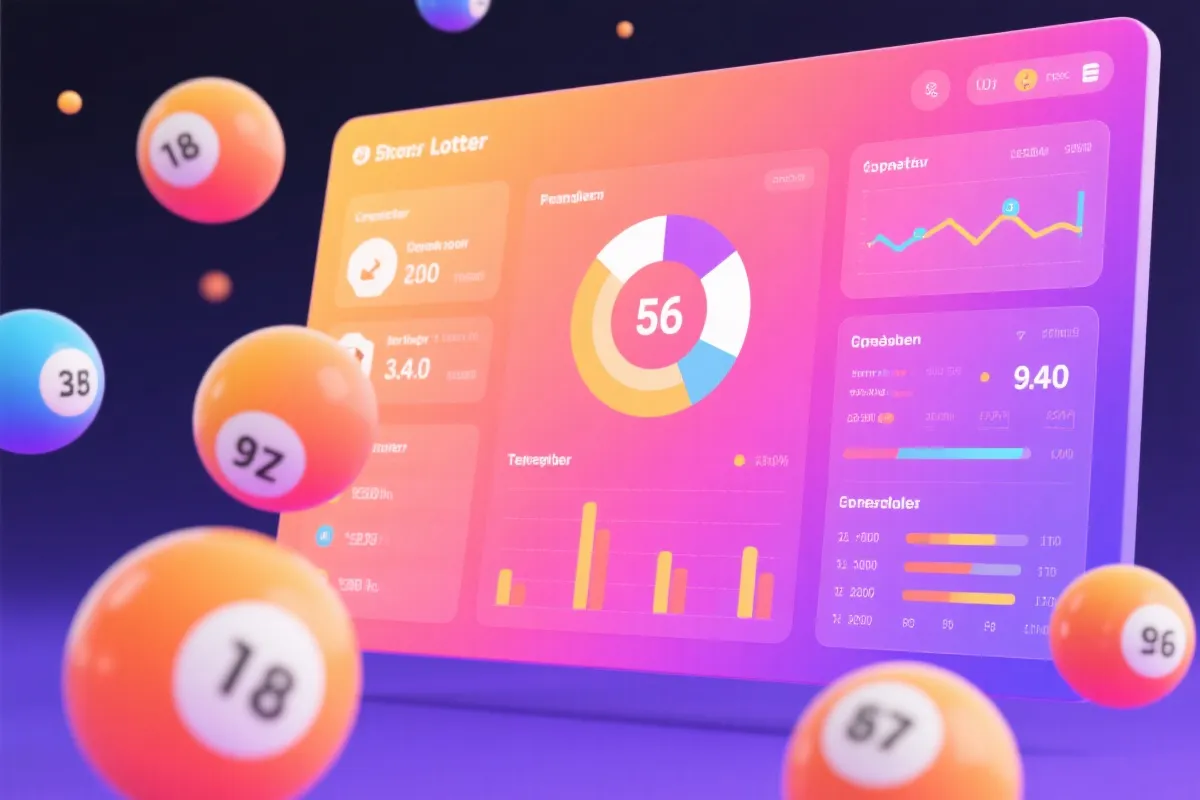 数据看板与开奖查询示意图